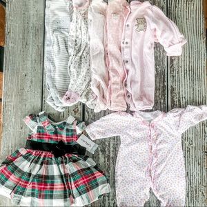 9 Girl Newborn Pieces